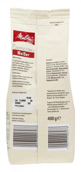 Melitta Weißer Cappuccino