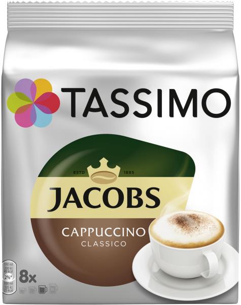 Tassimo Kapseln Jacobs Cappuccino classico, 8 Kaffeekapseln
