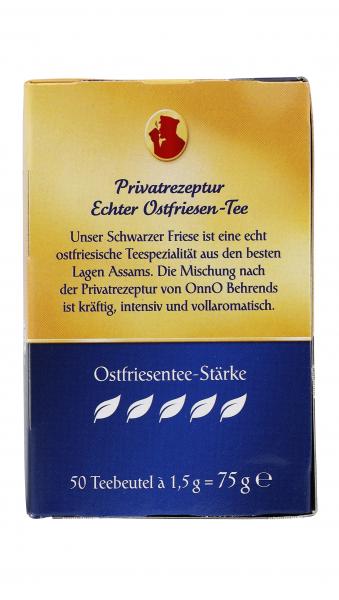 Onno Behrends Schwarzer Friese Tassenbeutel