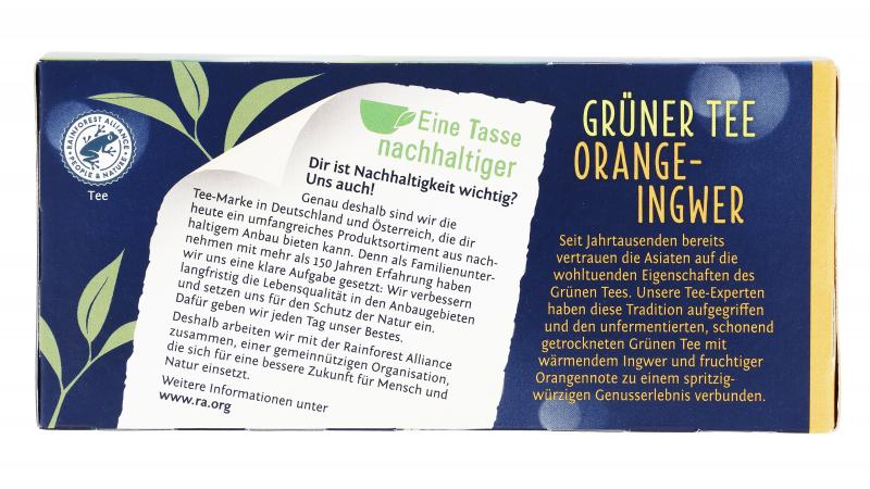 Meßmer Grüner Tee Orange-Ingwer
