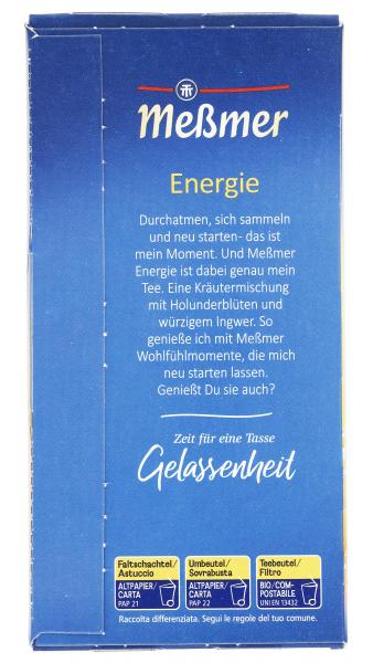 Meßmer Energie Ingwer-Holunderblüte