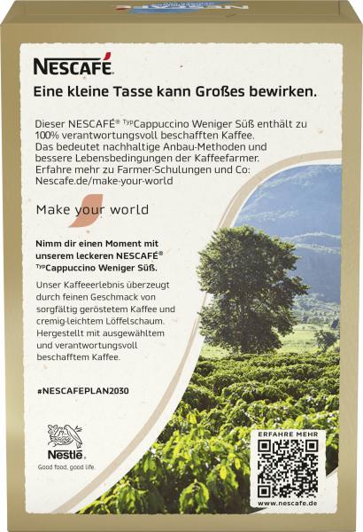 Nescafé Typ Cappuccino weniger süß