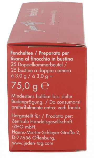 Jeden Tag Fencheltee