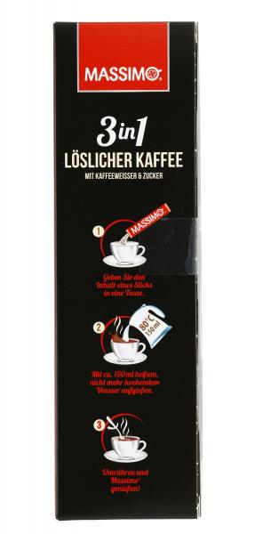 Massimo 3in1 löslicher Kaffee