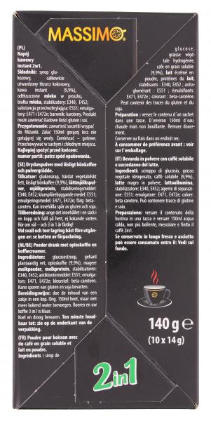 Massimo 2in1 löslicher Kaffee