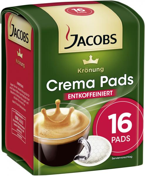 Jacobs Krönung Crema Pads entkoffeiniert