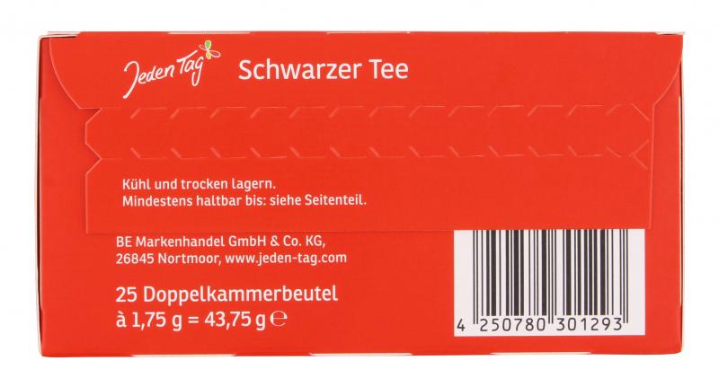 Jeden Tag Schwarzer Tee