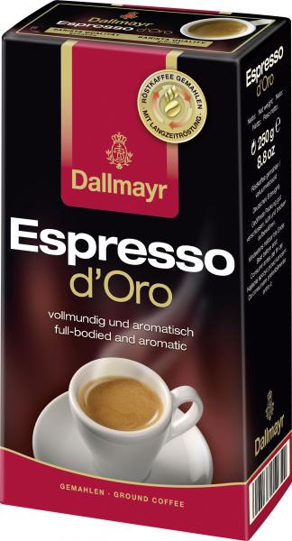 Dallmayr Espresso d'Oro gemahlen