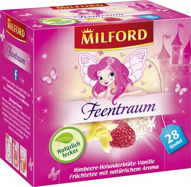 Milford Feentraum Himbeere-Holunderblüte-Vanille Tee