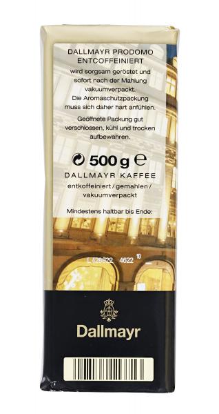 Dallmayr Prodomo Kaffee entcoffeiniert