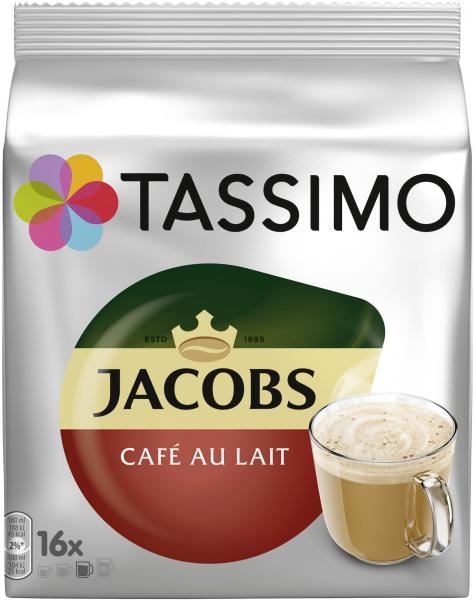 Tassimo Kapseln Jacobs Café au Lait, 16 Kaffeekapseln