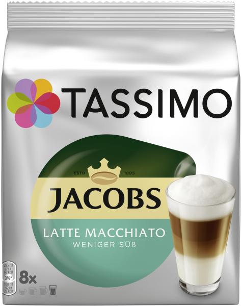 Tassimo Jacobs Latte Macchiato weniger süß