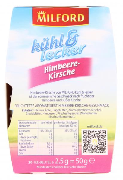 Milford kühl & lecker Himbeere-Kirsche