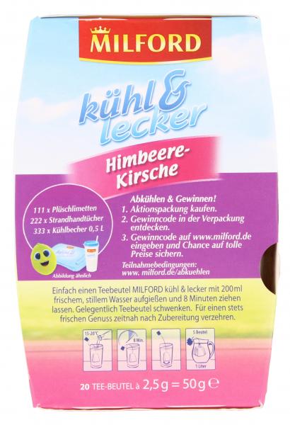 Milford kühl & lecker Himbeere-Kirsche