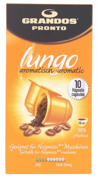 Grandos Pronto Kaffee-Kapseln Lungo aromatisch