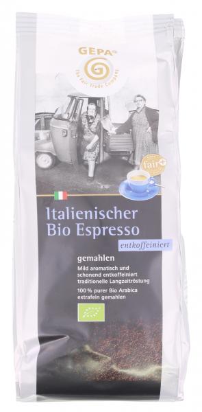 Gepa Bio Italienischer Espresso entkoffeniert