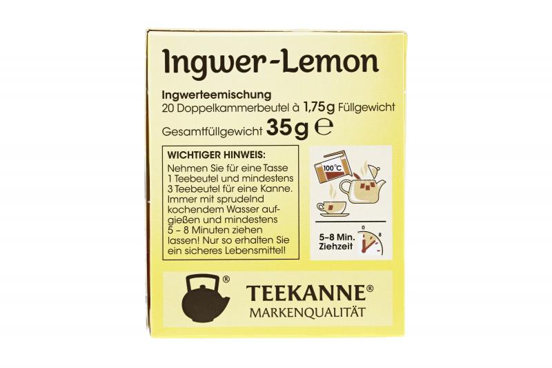 Teekanne Ingwer-Lemon Tee