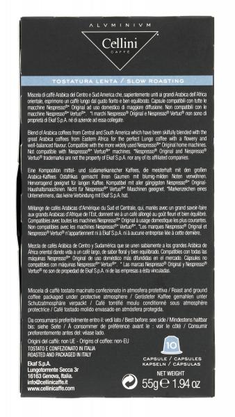 Cellini Kapseln Lungo Vivace