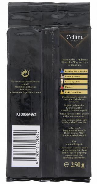 Cellini Caffè Crema Forte gemahlen
