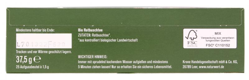 NaturWert Bio Rooibos-Tee