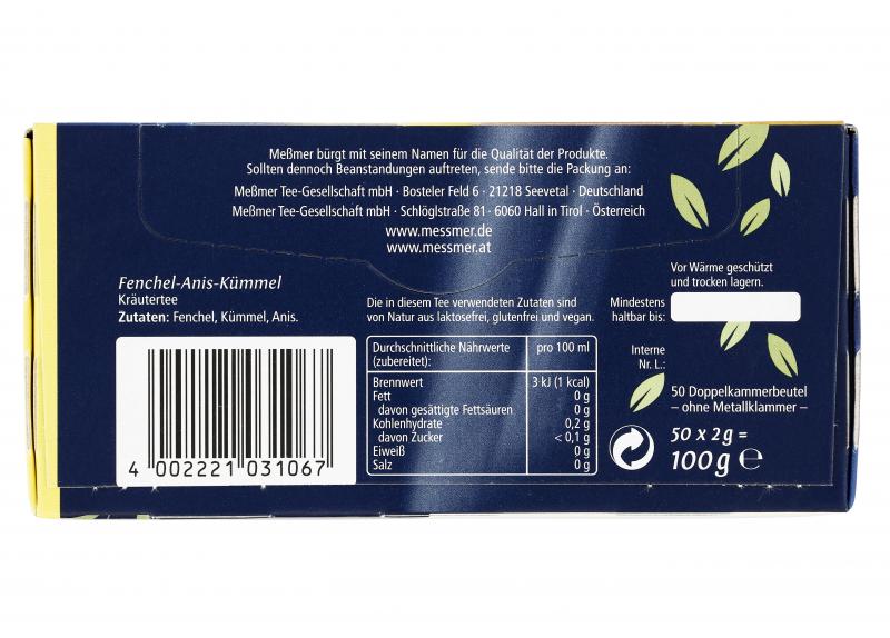 Meßmer Fenchel-Anis-Kümmel