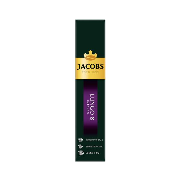 Jacobs Kaffeekapseln Lungo 8 Intenso, 10 Nespresso®* kompatible Kapseln 