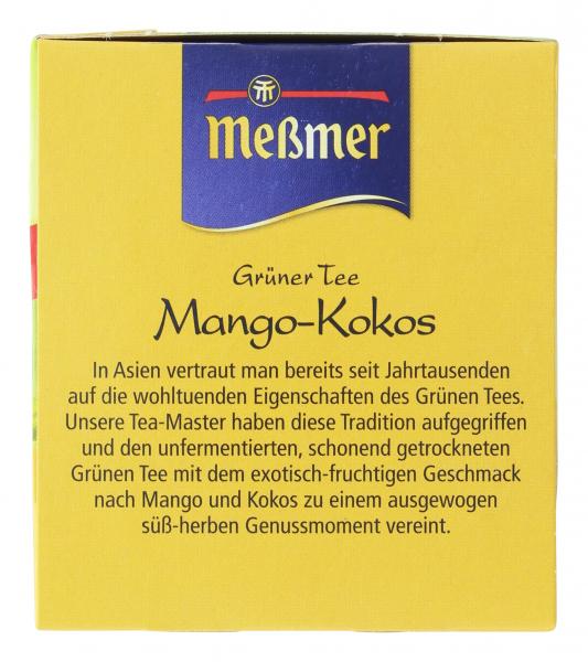 Meßmer Grüner Tee Mango-Kokos