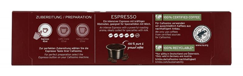 Tchibo Cafissimo Espresso kräftig 8 Kapseln