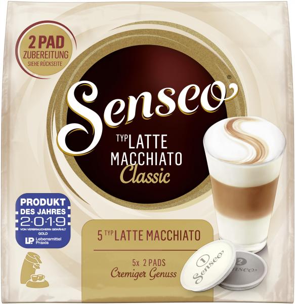 Senseo Pads Latte Macchiato Classic, 5 x 2 Kaffeepads