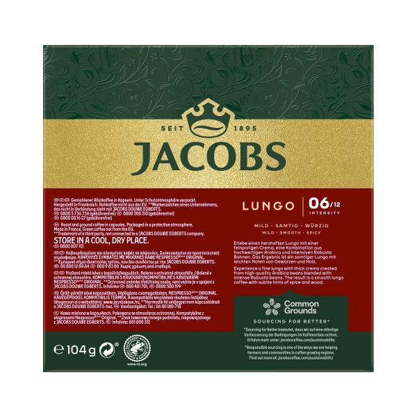 Jacobs Kaffeekapseln Lungo 6 Classico, 20 Kapseln