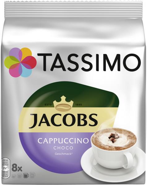 Tassimo Kapseln Jacobs Cappuccino Choco, 8 Kapseln