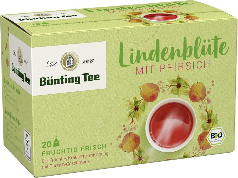 Bünting Tee Bio Lindenblüte Pfirsich