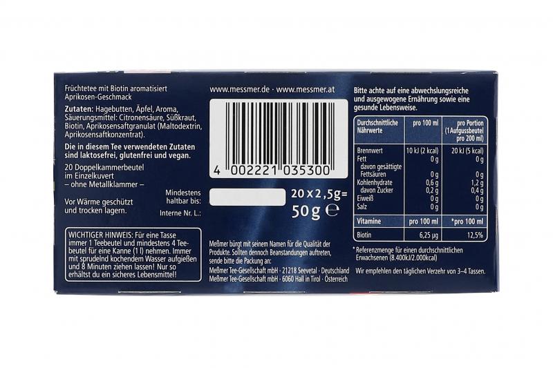 Meßmer Plus Biotin Aprikose