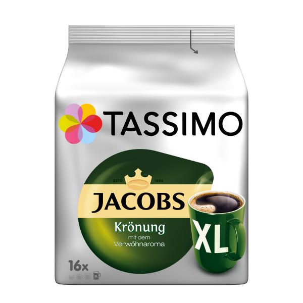 Tassimo Kapseln Jacobs Krönung XL, 5 x 16 Kaffeekapseln  