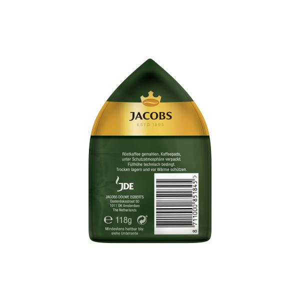 Jacobs Kaffeepads Crema Mild, 18 Senseo kompatible Pads
