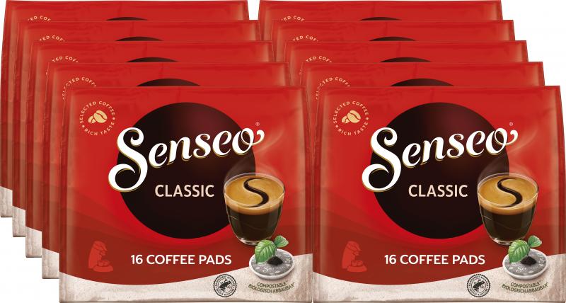 Senseo Pads Classic, 10 x 16 Kaffepads