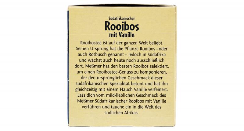 Meßmer Südafrikanischer Rooibos mit Vanille