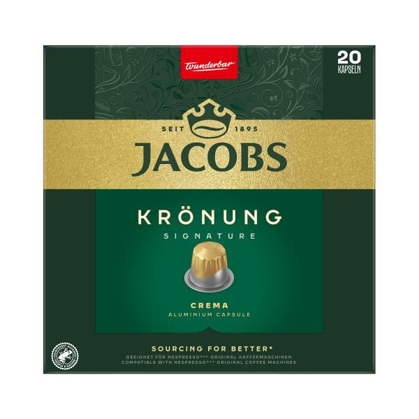 Jacobs Kaffeekapseln Krönung Crema 20 Kapseln