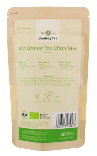 Bünting Tee Bio Grüner Tee Chun Mee