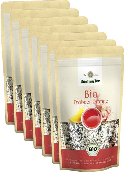 Bünting Tee Bio Erdbeer-Orange
