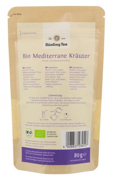 Bünting Tee Bio Mediterrane Kräuter