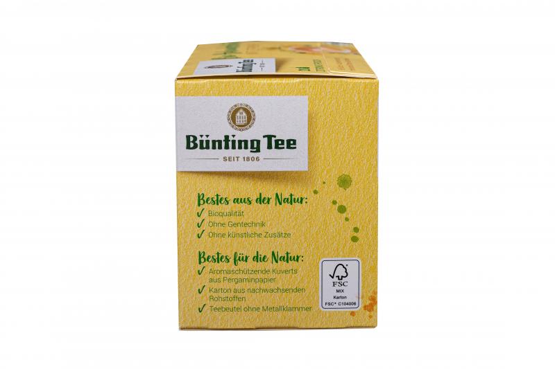 Bünting Tee Bio Holunderblüte mit Zitrone