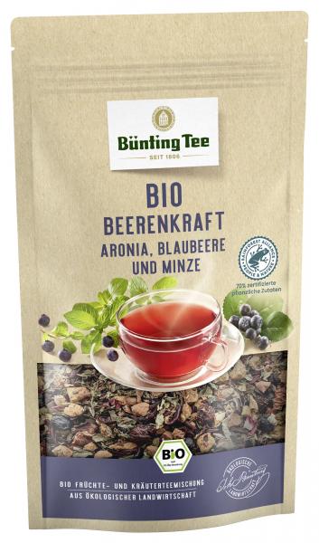 Bünting Tee Bio Beerenkraft Ariona, Blaubeere und Minze