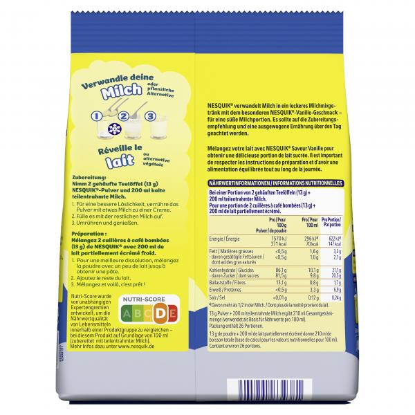 Nesquik Milk-Mix Vanille Geschmack