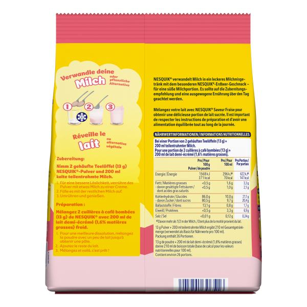 Nesquik Milk-Mix Erdbeer Geschmack