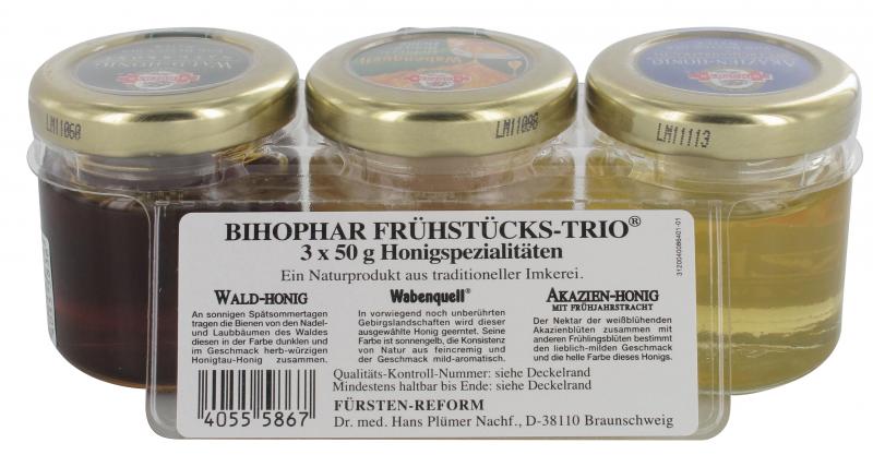 Bihophar Frühstücks-Trio Honig