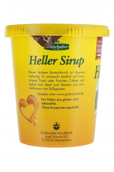 Grafschafter Heller Sirup mild und süß