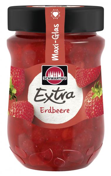 Schwartau Extra Erdbeere Maxi Glas