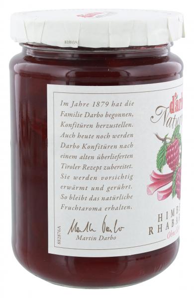 Darbo Naturrein Konfitüre Extra Himbeer Rhabarber
