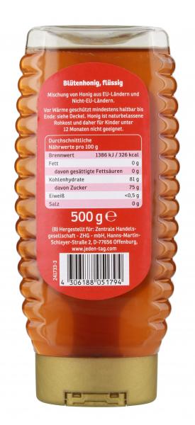 Jeden Tag Blütenhonig flüssig